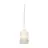 It's about RoMi Suspension Luminaire Verona Verre Blanc | Convient pour 1x E27 