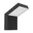 Eglo Applique Murale Grottazzolina Aluminium Noir 10W 1280lm - 830 Blanc Chaud | IP65