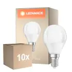Multipack 10x Ledvance Classic LED E14 Poire Dépolie 4.9W 470lm - 827 Blanc Très Chaud | Dimmable - Équivalent 40W